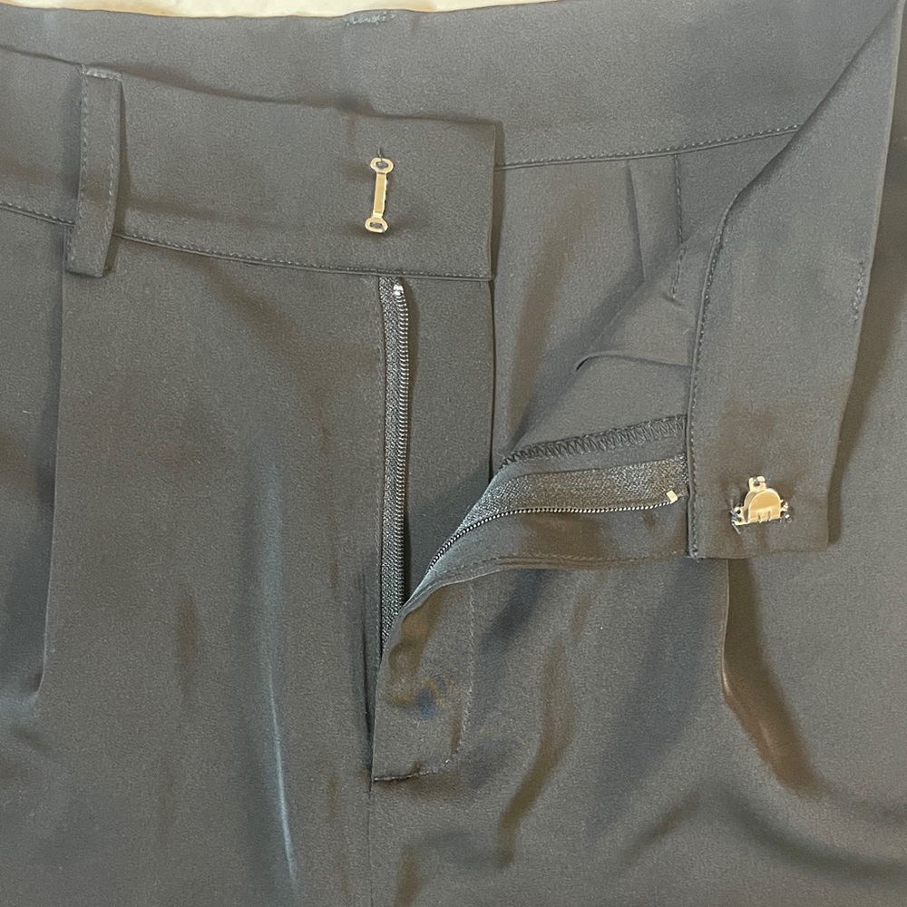 J.ING Black Wide-Leg Trousers - Picture 2 of 6